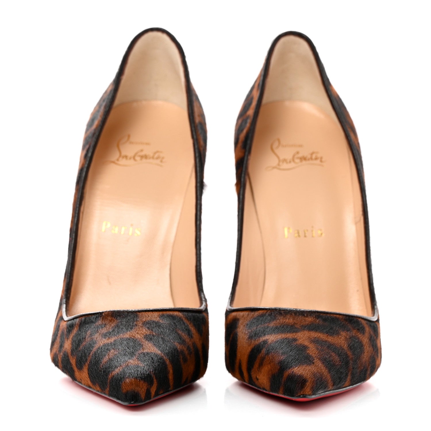 Christian Louboutin Pony Hair So Kate 120 Pumps 37 Leopard Black 2 of 9