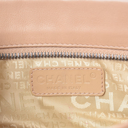 Chanel Calfskin Vertical Quilted Convertible Clutch Beige 6 of 10