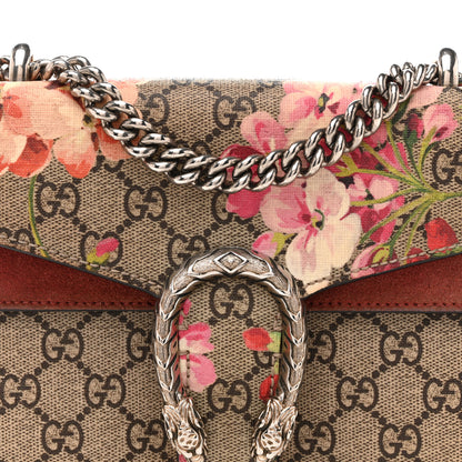 Gucci GG Supreme Monogram Blooms Mini Dionysus Shoulder Bag Beige Multicolor Dry Rose 8 of 15