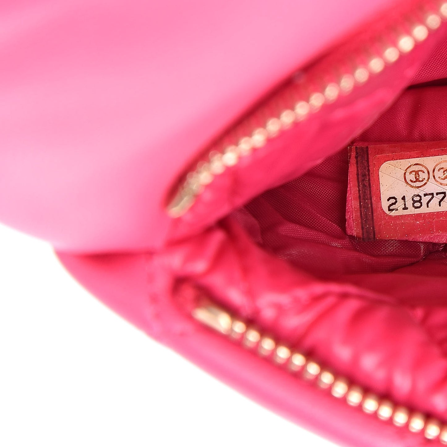 Lambskin Quilted Beauty CC Boy Clutch Fuchsia