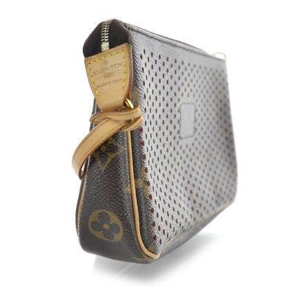 Louis Vuitton Monogram Perforated Pochette Accessories Bag Orange 3 of 10