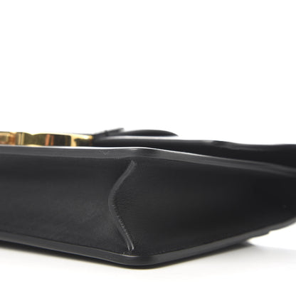 Christian Dior Smooth Calfskin 30 Montaigne Flap Bag Black 6 of 8