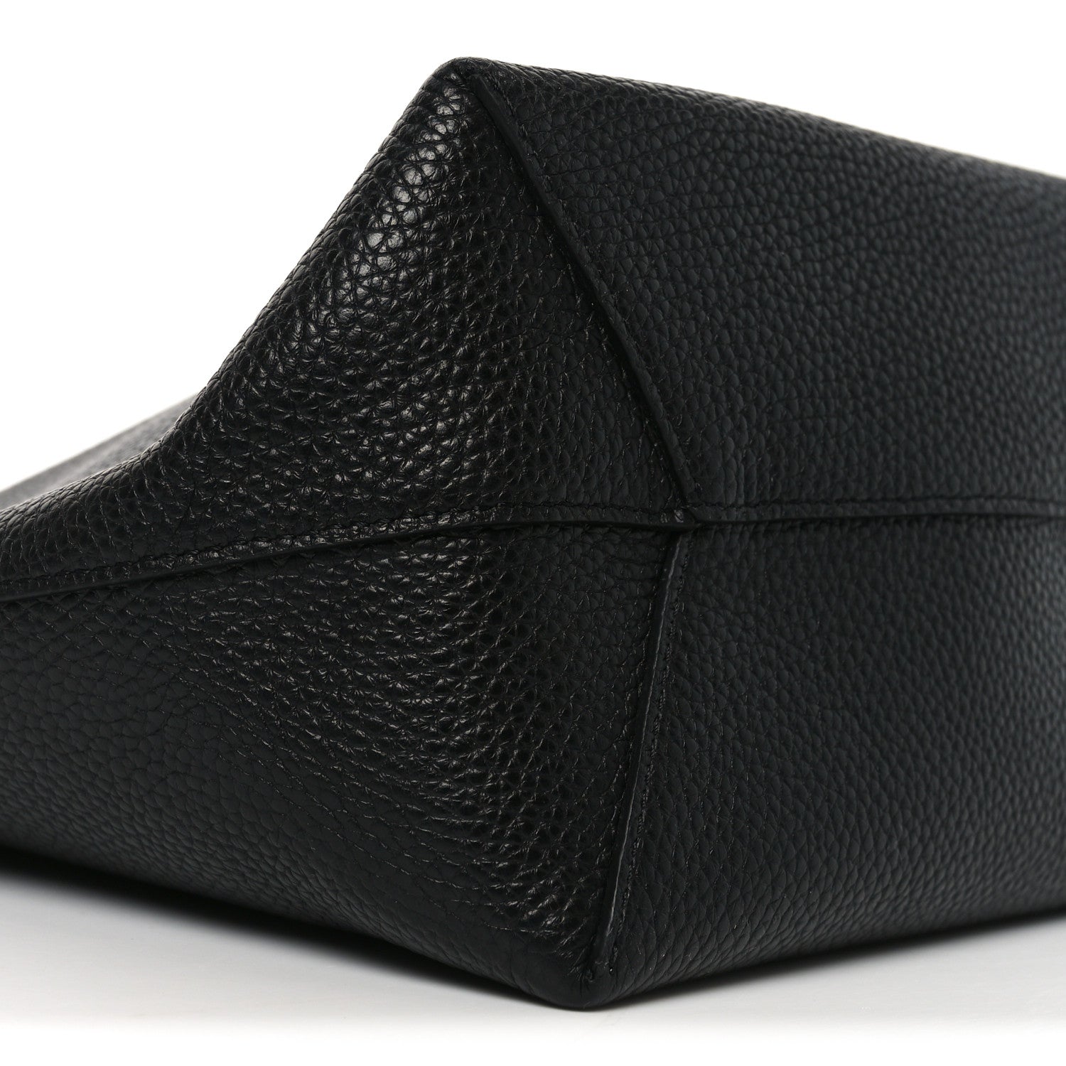 Mansur Gavriel Pebbled Calfskin Small Everyday Cabas Black 8 of 9