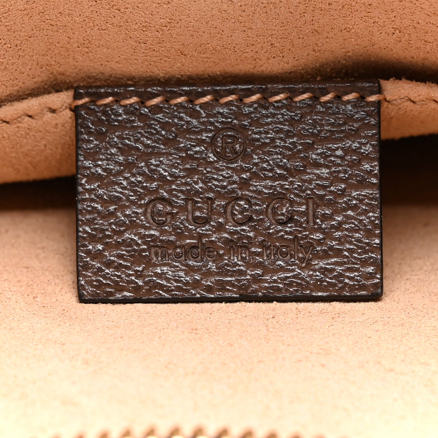 Gucci GG Supreme Monogram Web Ophidia Pouch Brown 6 of 8
