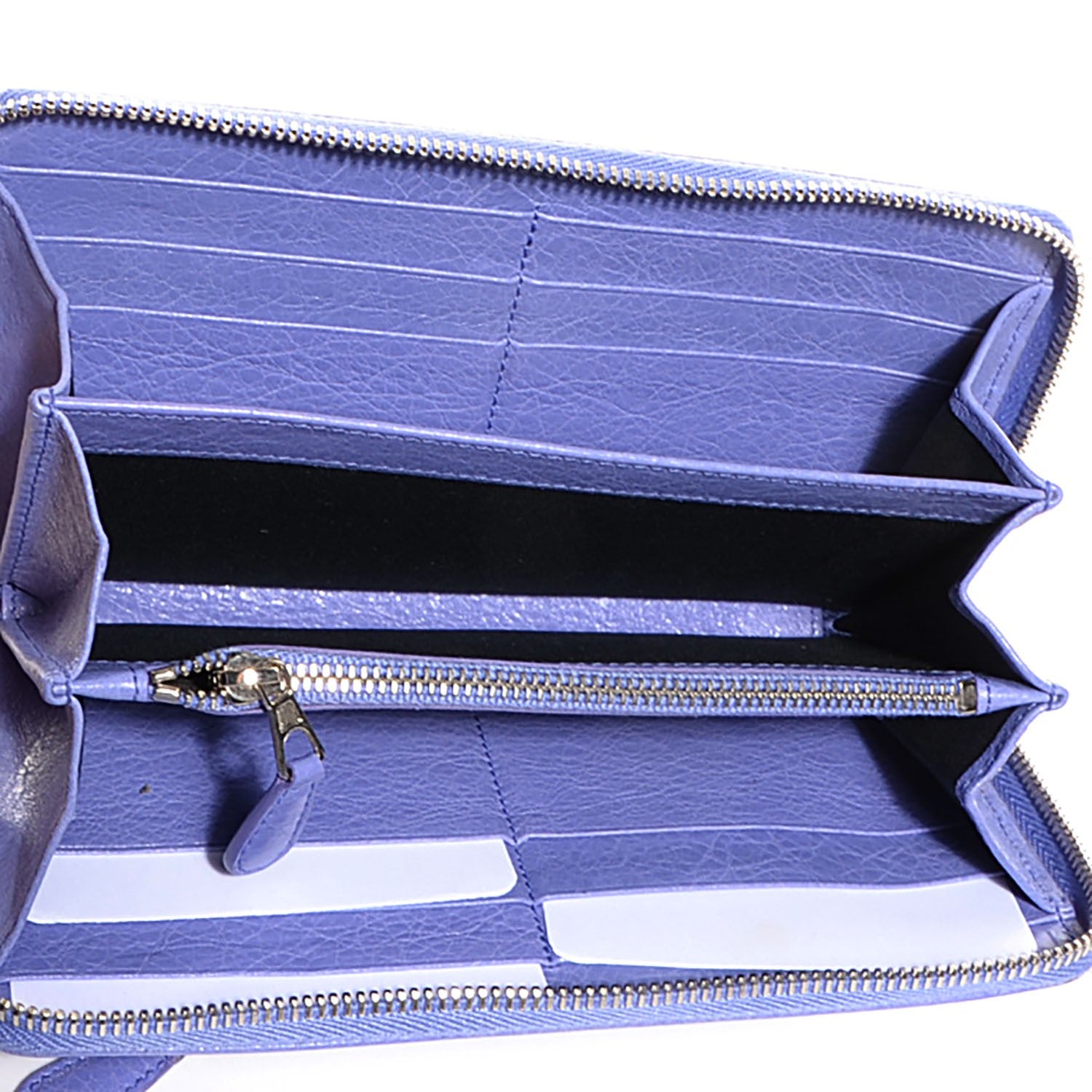 Balenciaga Agneau Giant 12 Silver Hardware Continental Zip Around Wallet Mauve 6 of 9