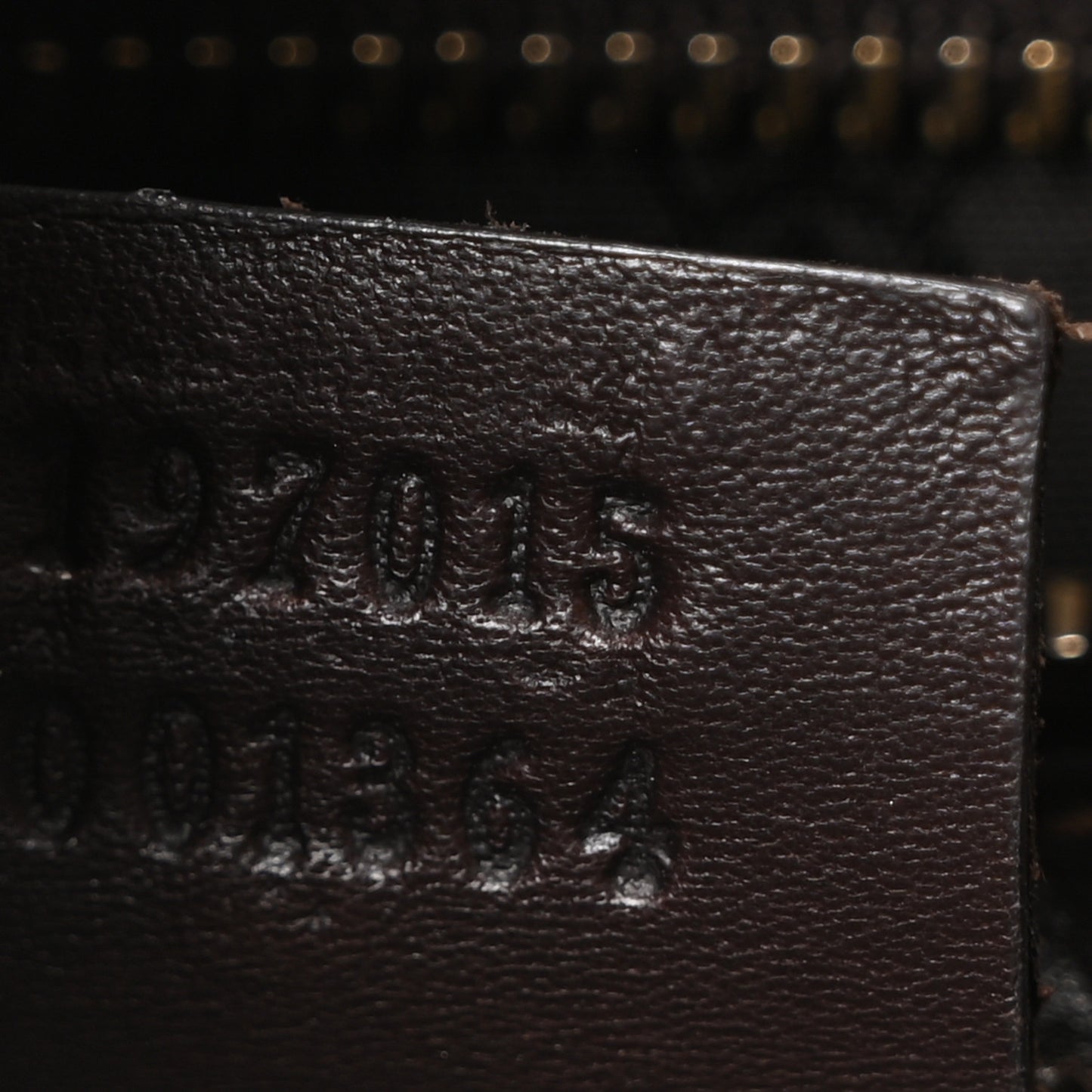 Crystal Monogram Large Hysteria Clutch Brown
