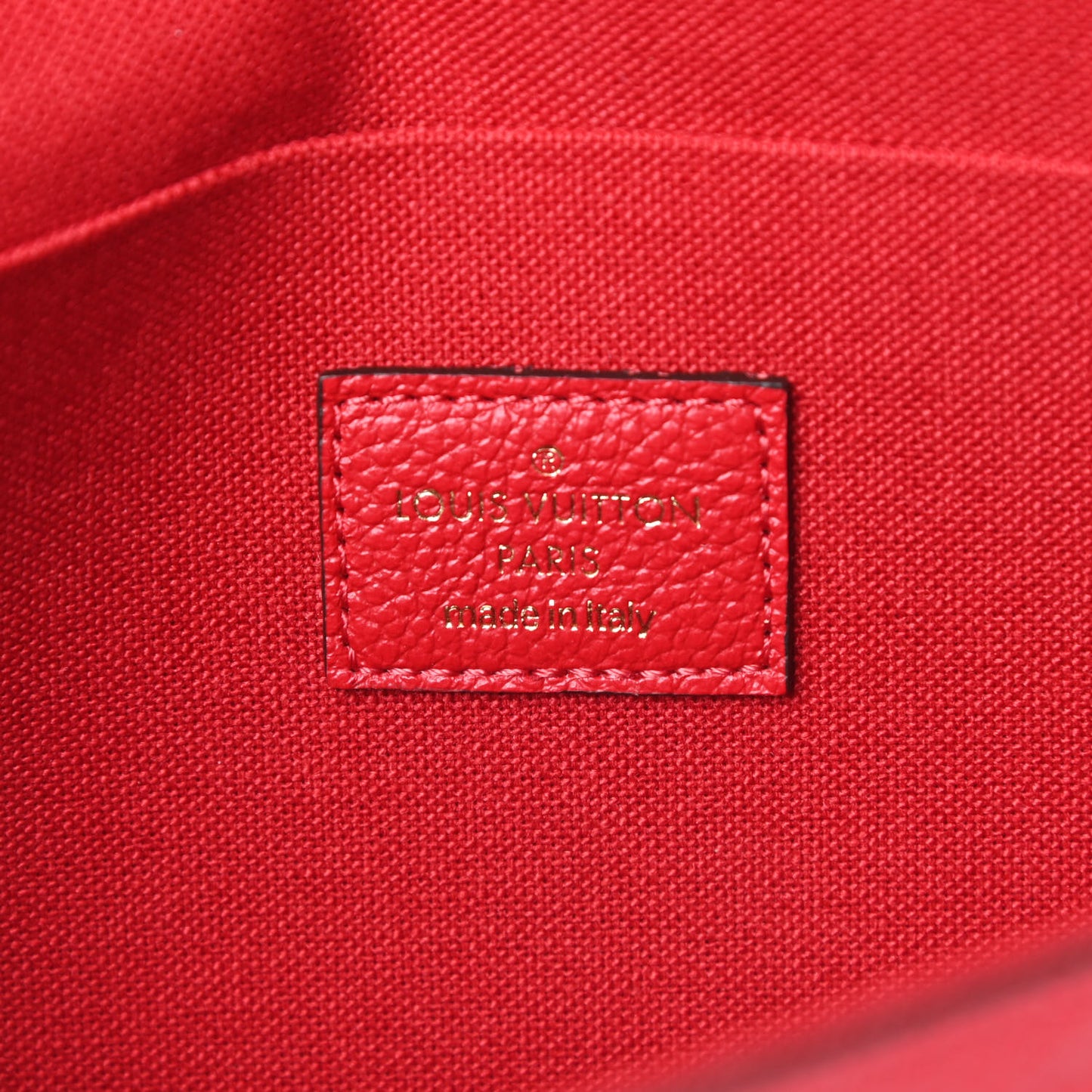Empreinte Pochette Felicie Chain Wallet Scarlet