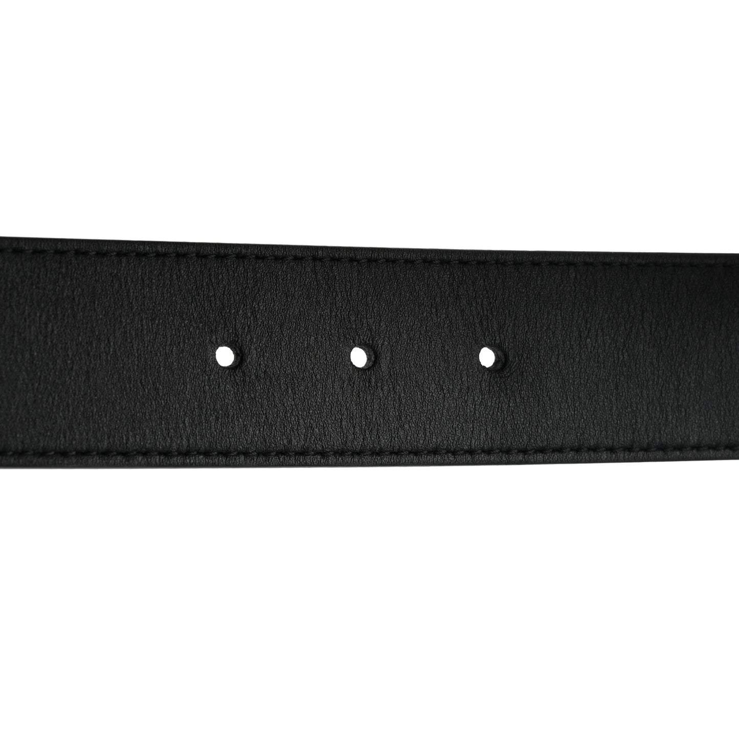 Calfskin Crystal Double G 40mm Belt 80/32 Black Multicolor
