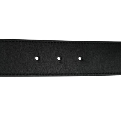 Gucci Calfskin Crystal Double G 40mm Belt 80/32 Black Multicolor 6 of 6