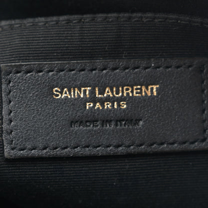 Saint Laurent Calfskin Matelasse Monogram Lou Camera Bag Dark Beige 6 of 17