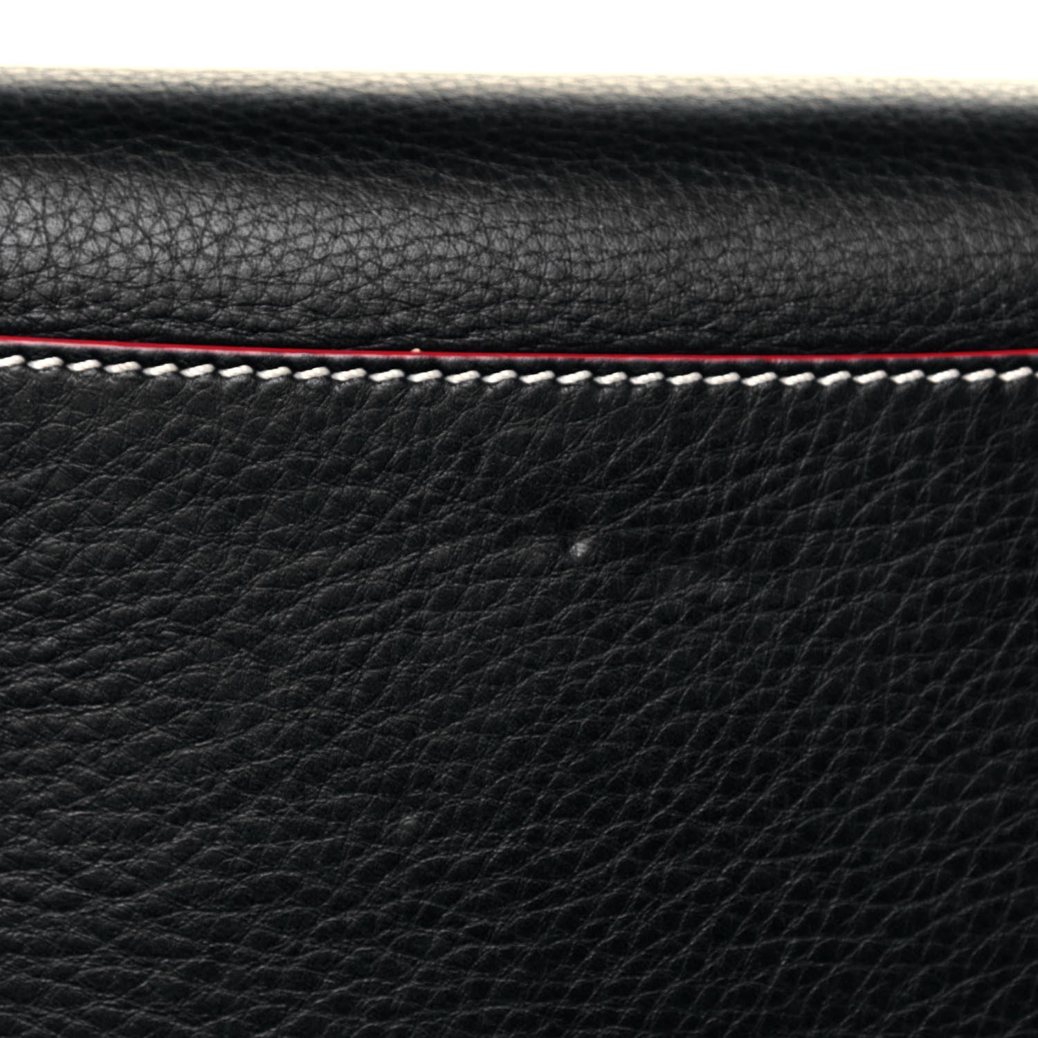 Givenchy Calfskin Bi-Color Topstitch Small Antigona Black Red 6 of 9