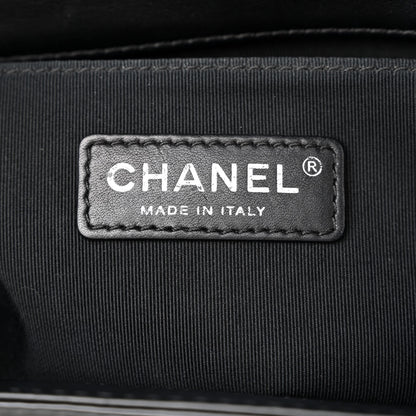 Chanel Patent Calfskin Quilted Medium Boy Flap Black 6 of 13