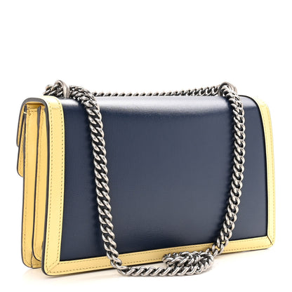 Gucci Azalea Calfskin Enamel Small Dionysus Shoulder Bag New Cherry Red Blue Agata Butter Electric Blue 3 of 10