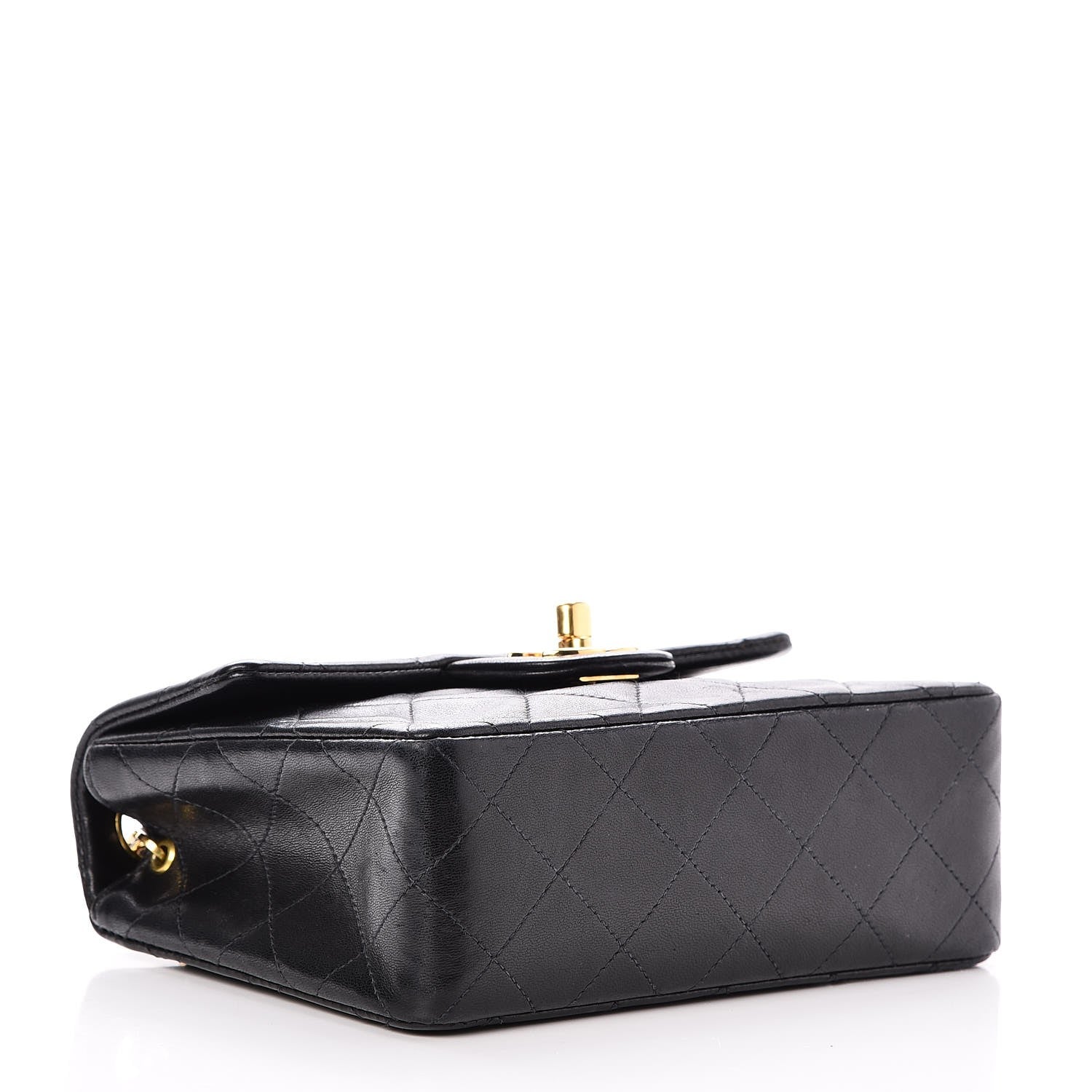 Chanel Lambskin Quilted Mini Square Flap Black 4 of 8