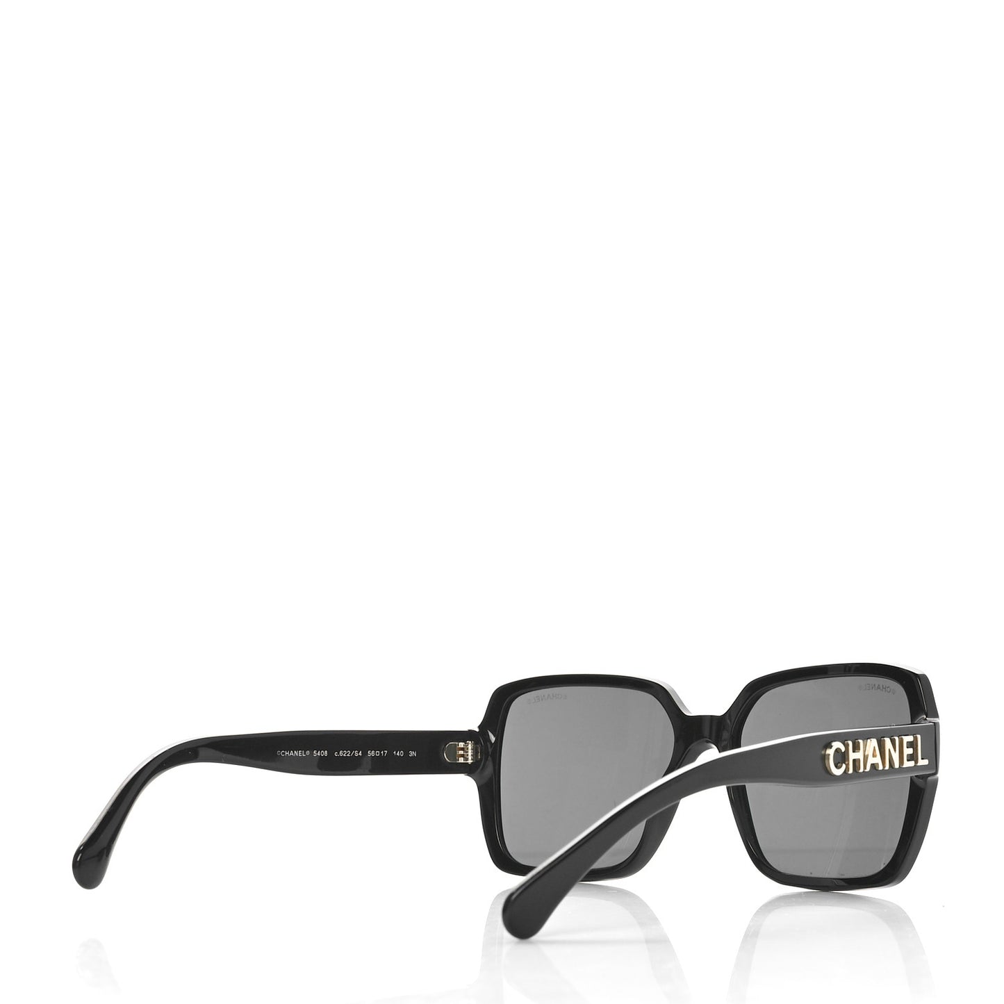 Acetate Square Sunglasses 5408 Black