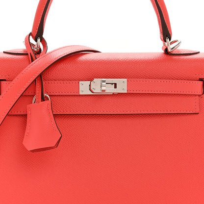 Hermes Epsom Kelly Sellier 25 Rose Jaipur 8 of 14