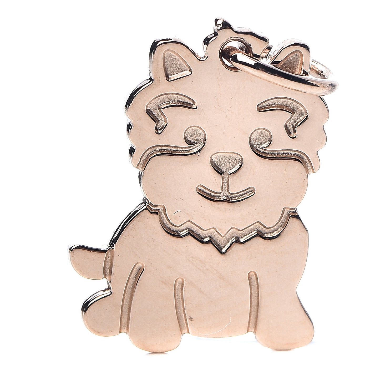 18K Rose Gold Yorkie Charm