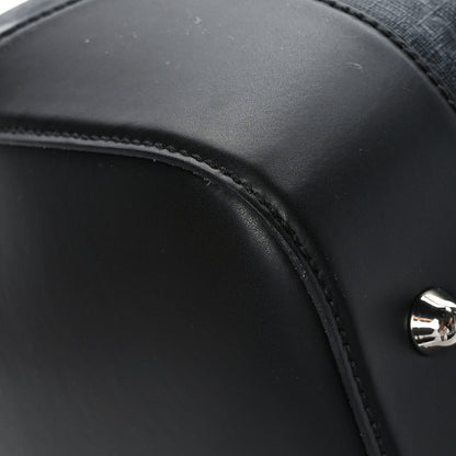 Gucci Soft GG Supreme Monogram Appia Calfskin Web Large Carry On Duffle Bag Black Grey 9 of 10
