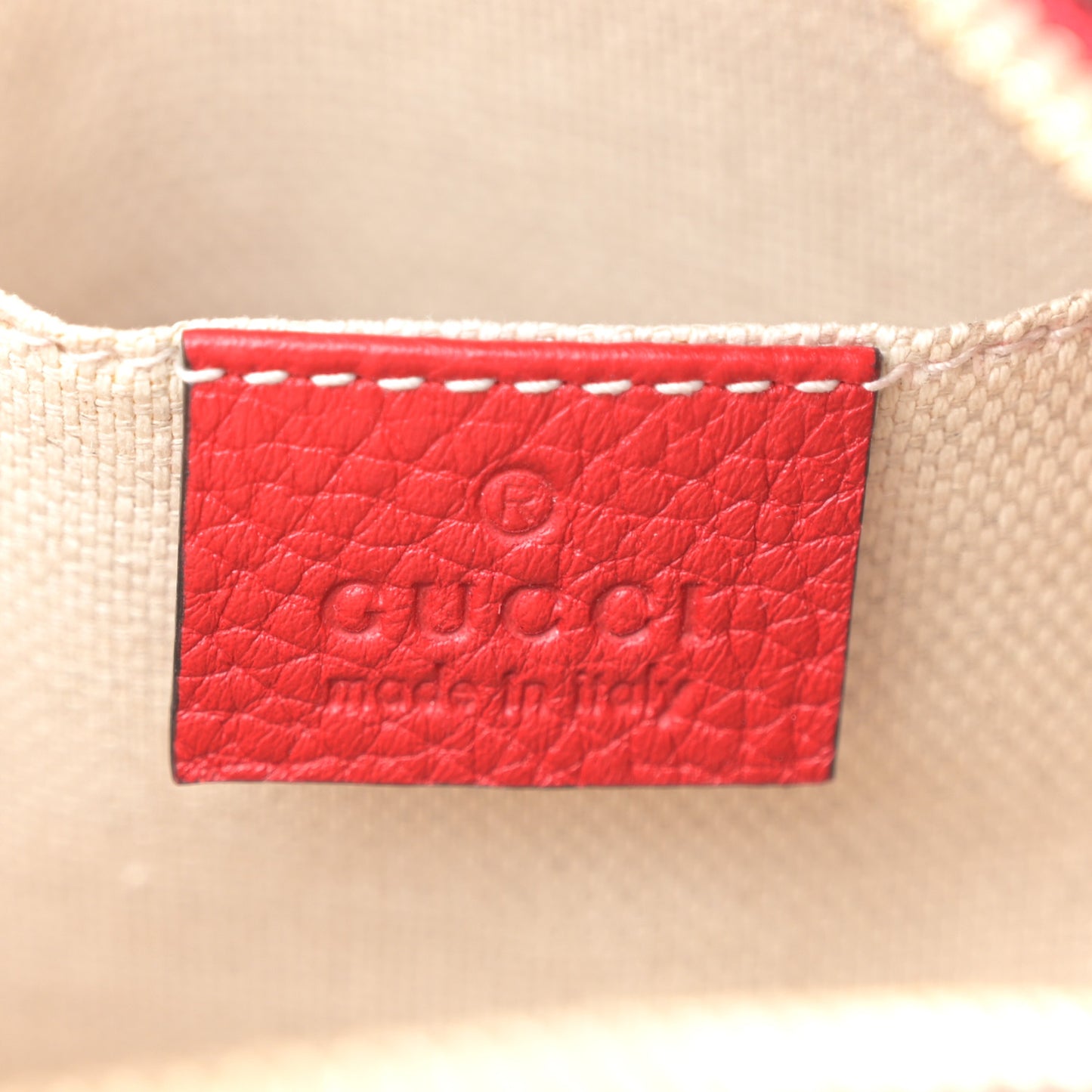 Pebbled Calfskin Small Soho Disco Bag Vibrant Red