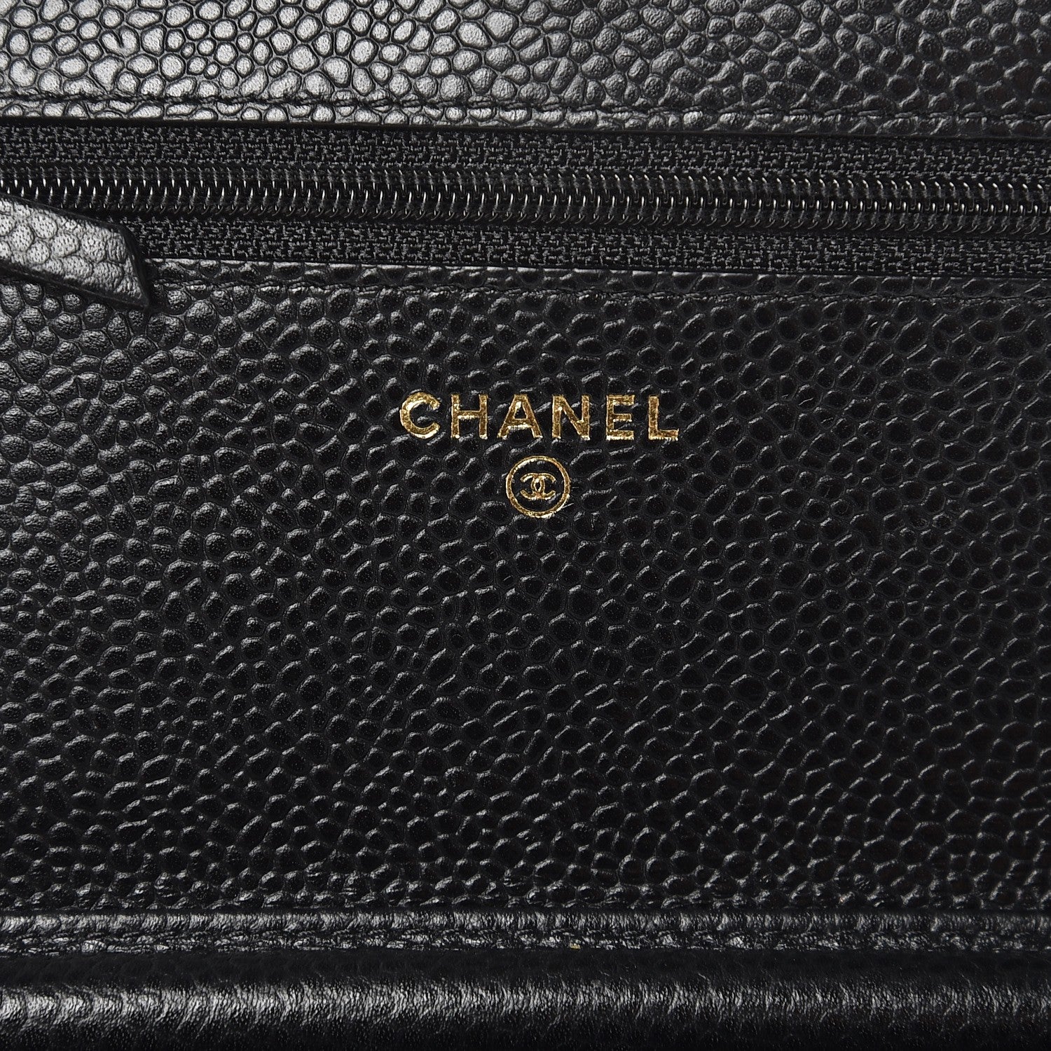 Chanel Caviar Quilted Wallet On Chain WOC Black 6 of 9