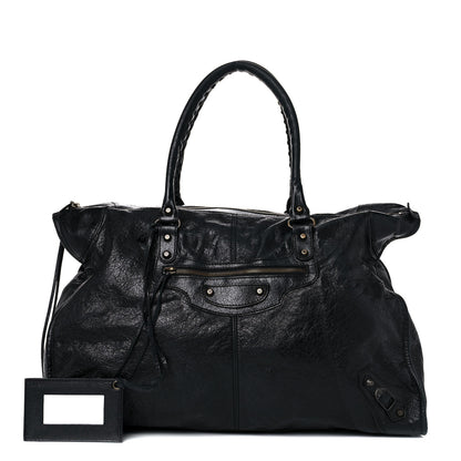 Balenciaga Agneau Classic Hardware Weekender Black 1 of 19