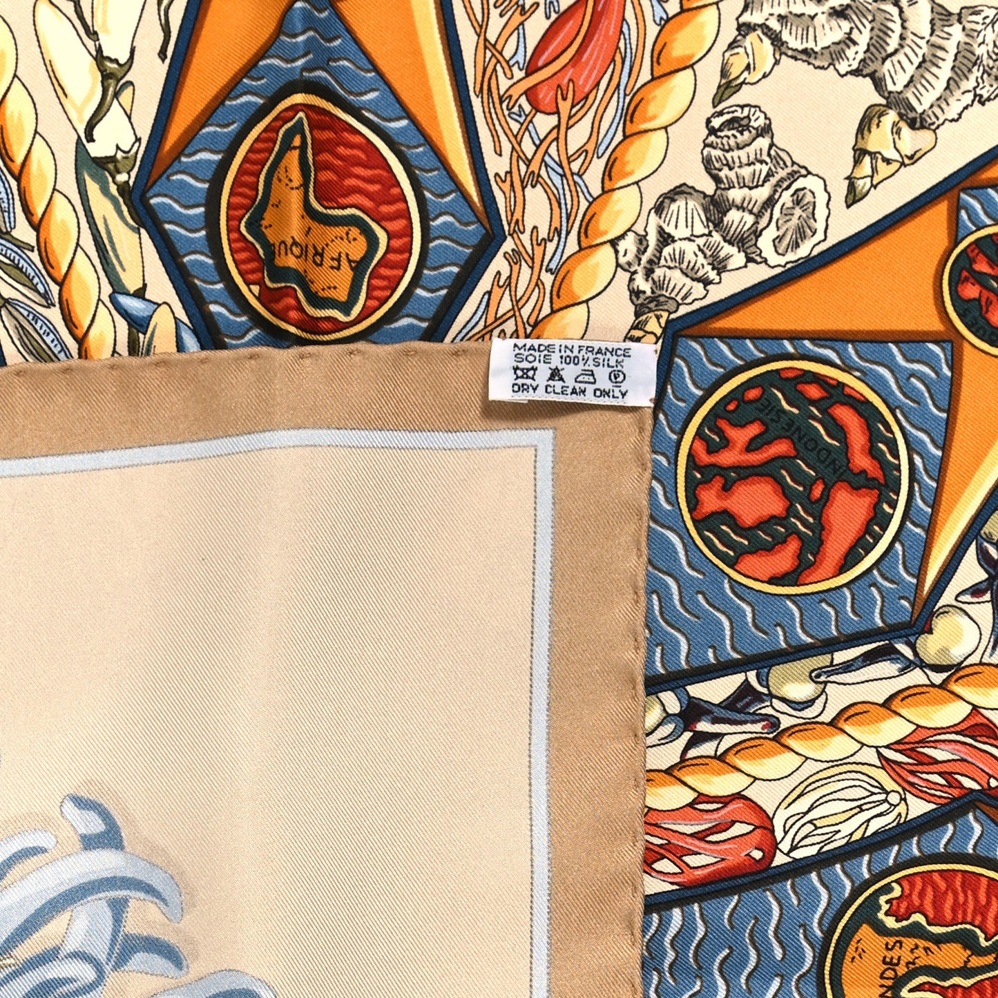 Silk Aux Pays Des Epices Scarf 90