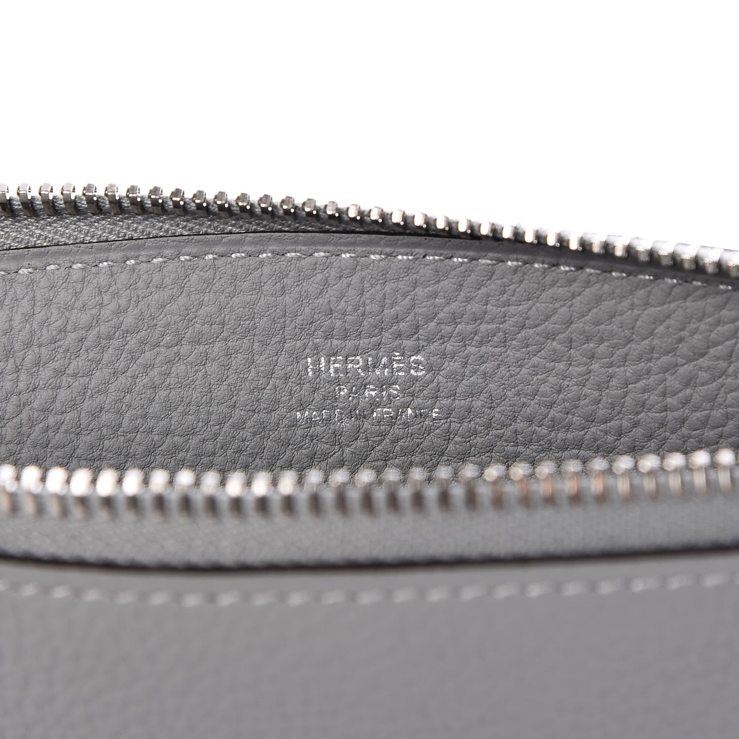 Hermes Togo Bazar Pouch Gris Mouette 6 of 8