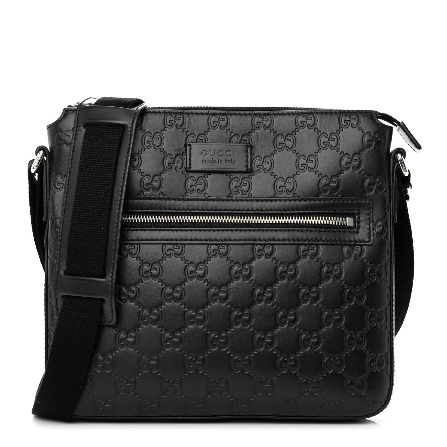 Guccissima Signature Small Messenger Bag Black
