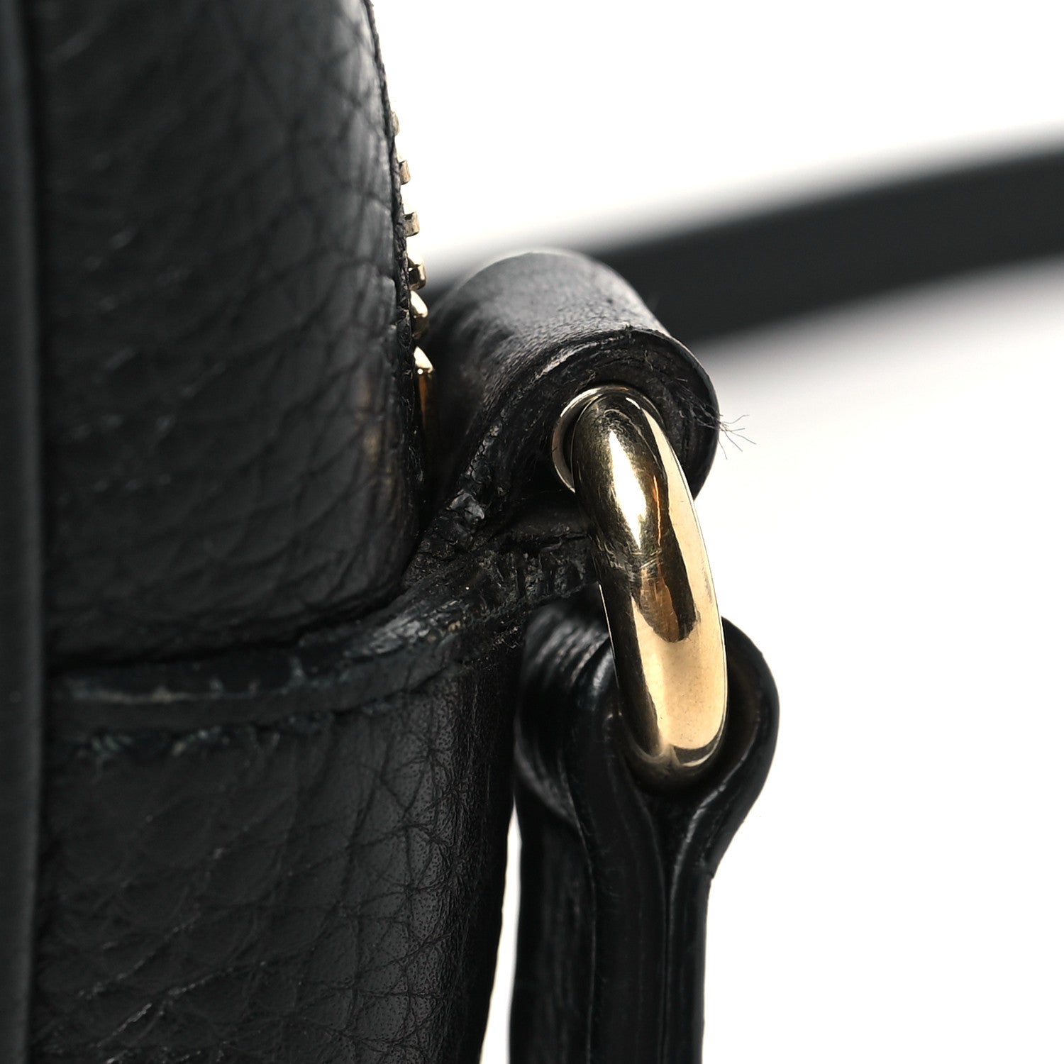 Gucci Pebbled Calfskin Small Soho Disco Bag Black 12 of 12