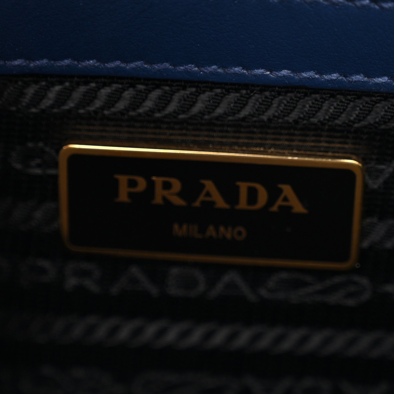 Prada Saffiano Soft Calfskin Large Tote Bluette 6 of 9