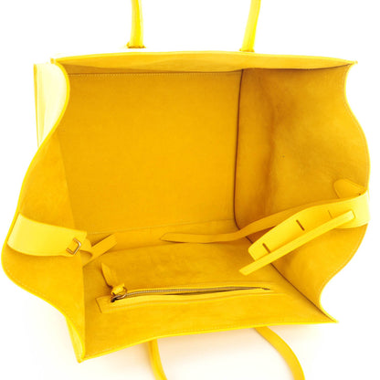 Celine Supple Calfskin Medium Phantom Luggage Sun Yellow 6 of 9