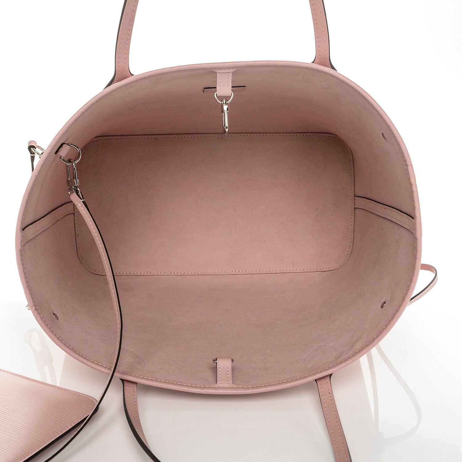 Louis Vuitton Epi Neverfull MM Rose Ballerine 7 of 9