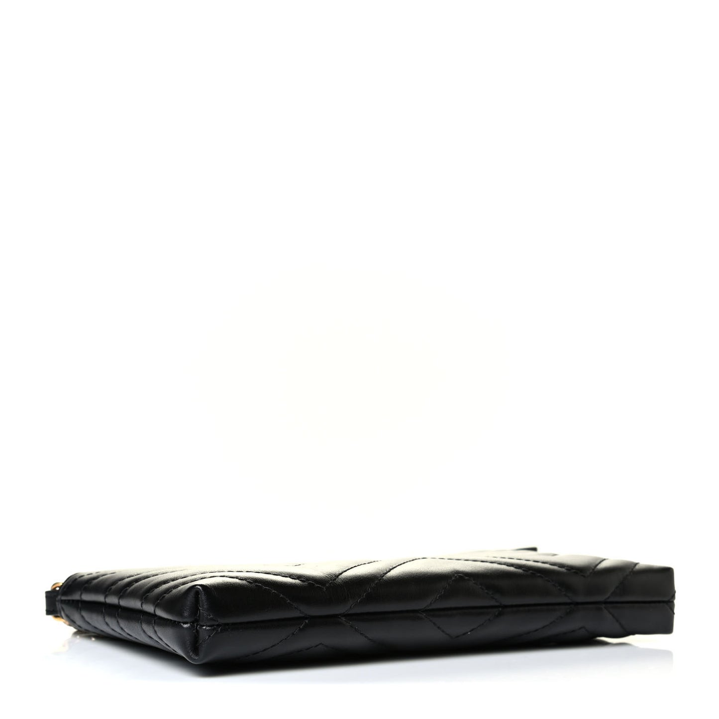 Calfskin Matelasse Mini GG Marmont Chain Bag Black
