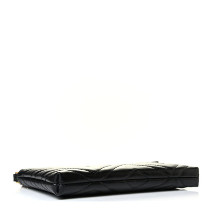 Gucci Calfskin Matelasse Mini GG Marmont Chain Bag Black 3 of 6