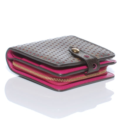 Louis Vuitton Monogram Perforated Compact Zipped Wallet Fuchsia 4 of 7