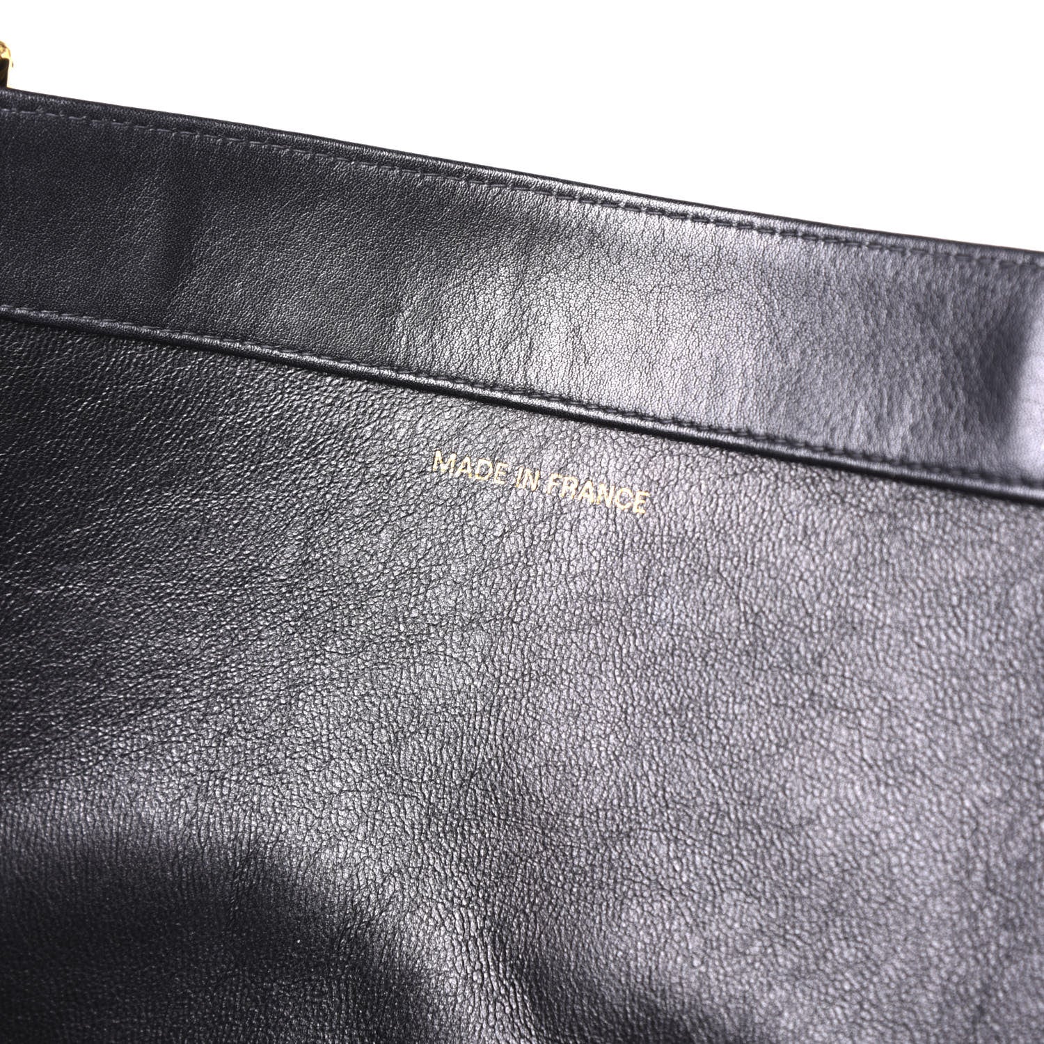 Chanel Lambskin CC Tote Black 10 of 12