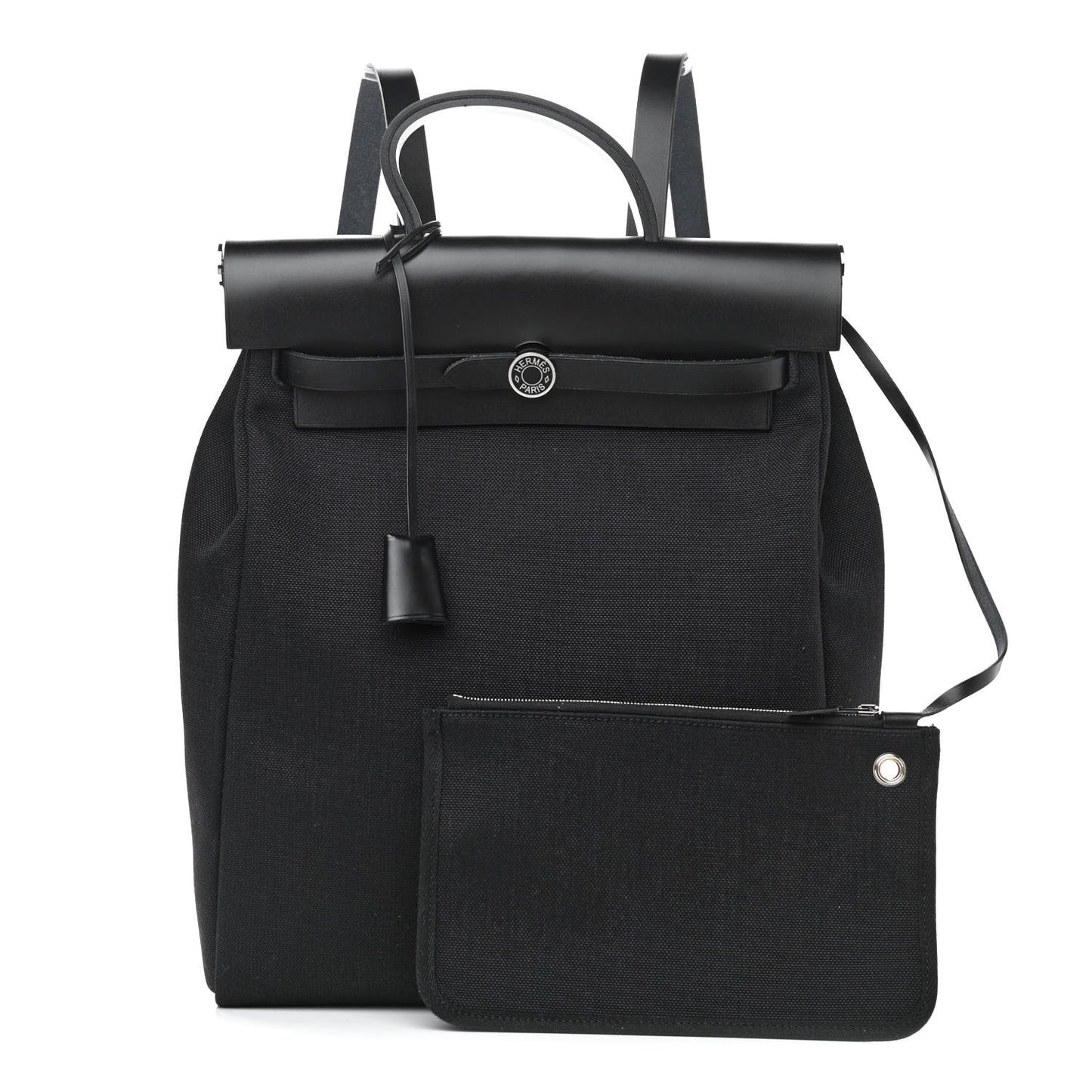 Military Toile Vache Hunter Herbag a Dos Zip Retourne Backpack Black