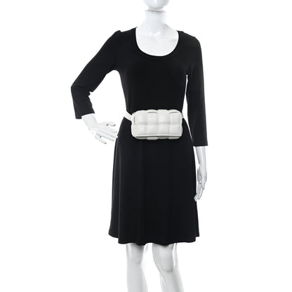 Bottega Veneta Nappa Maxi Intrecciato Padded The Belt Cassette Bag Chalk 2 of 12