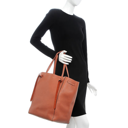 Celine Soft Grained Calfskin Medium Belt Cabas Phantom Terracotta 2 of 7