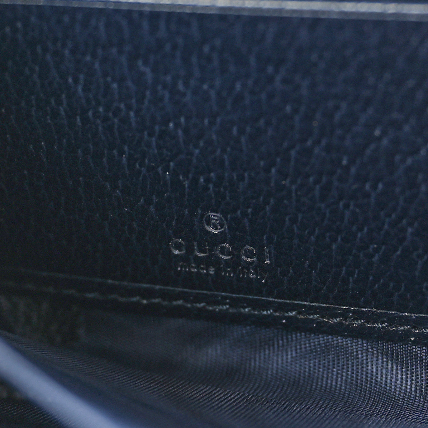 Gucci GG Supreme Monogram Textured Dollar Calfskin Web Ophidia Zip Around Wallet Beige Blue 6 of 7