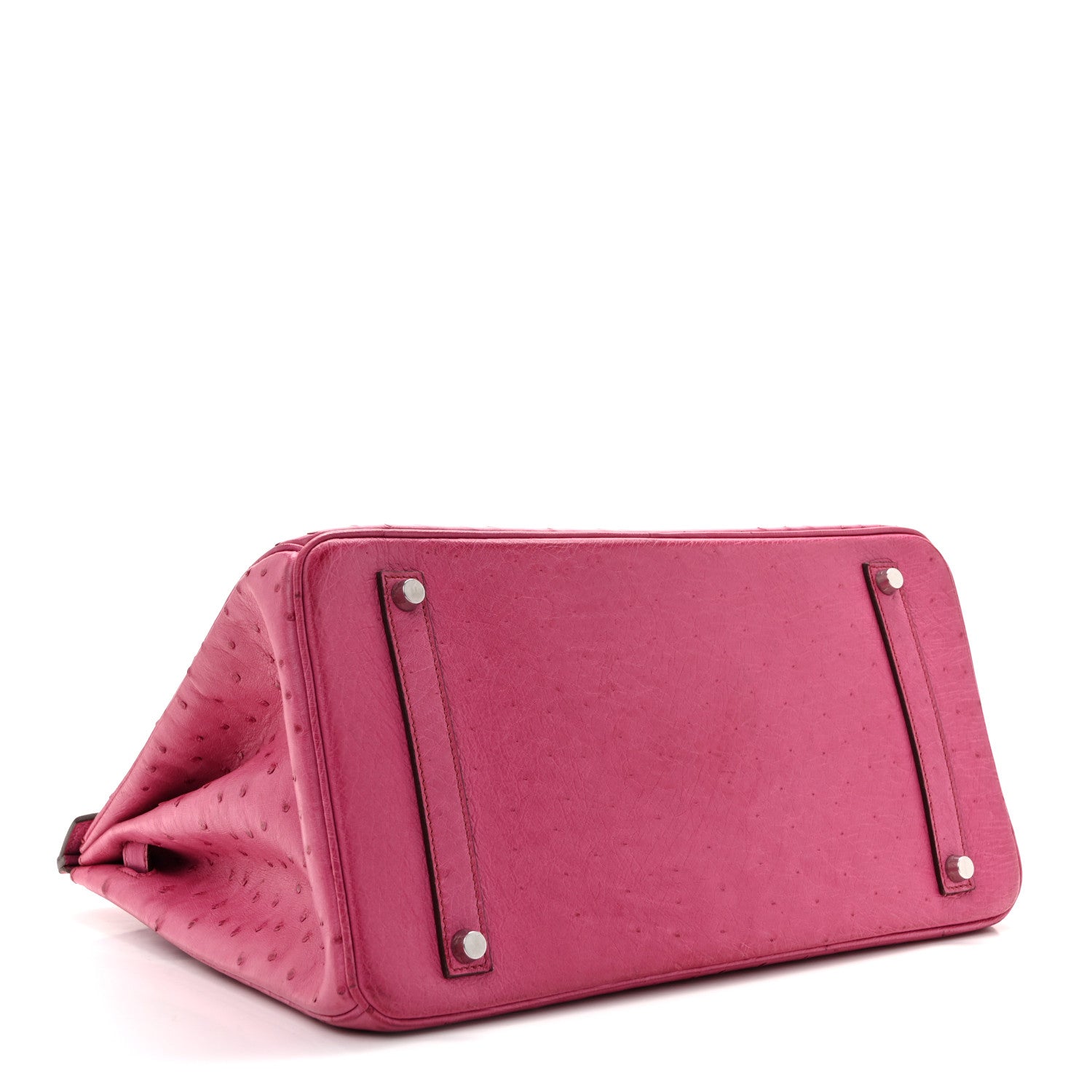 Hermes Ostrich Birkin 35 Fuchsia 4 of 17