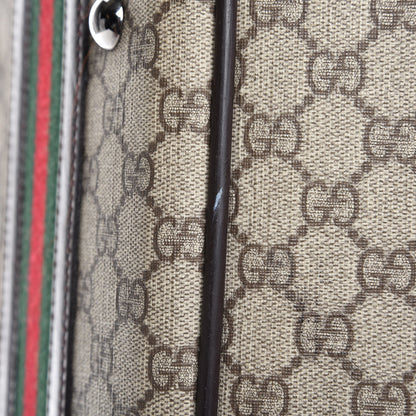 Gucci GG Plus Monogram Small Web Trolley Brown 20 of 41