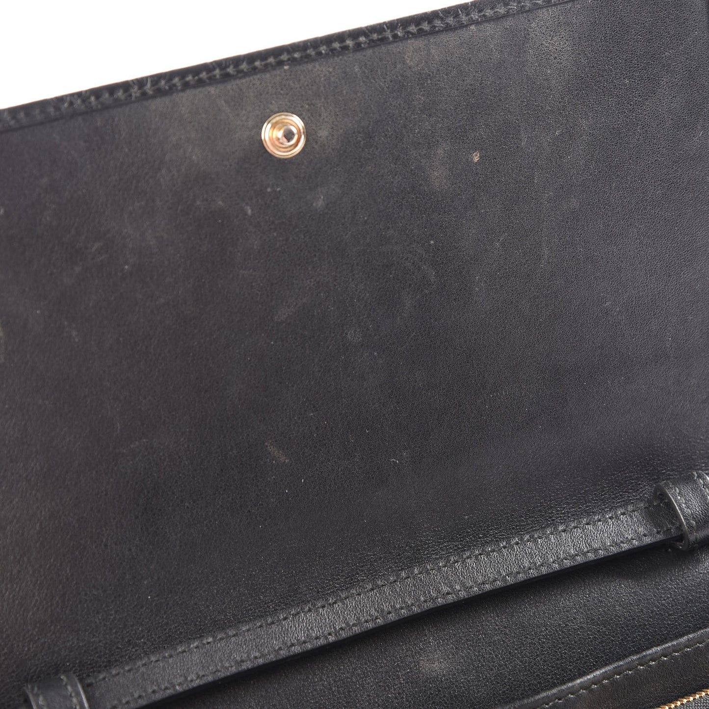 Microguccissima Crossbody Wallet Black