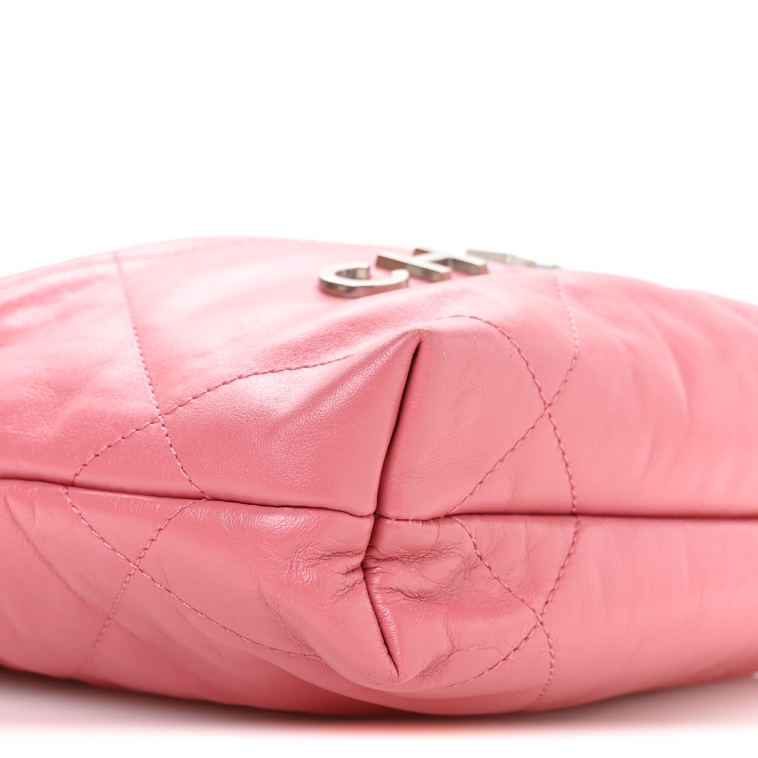 Chanel Shiny Calfskin Quilted Mini Chanel 22 Pink 9 of 10