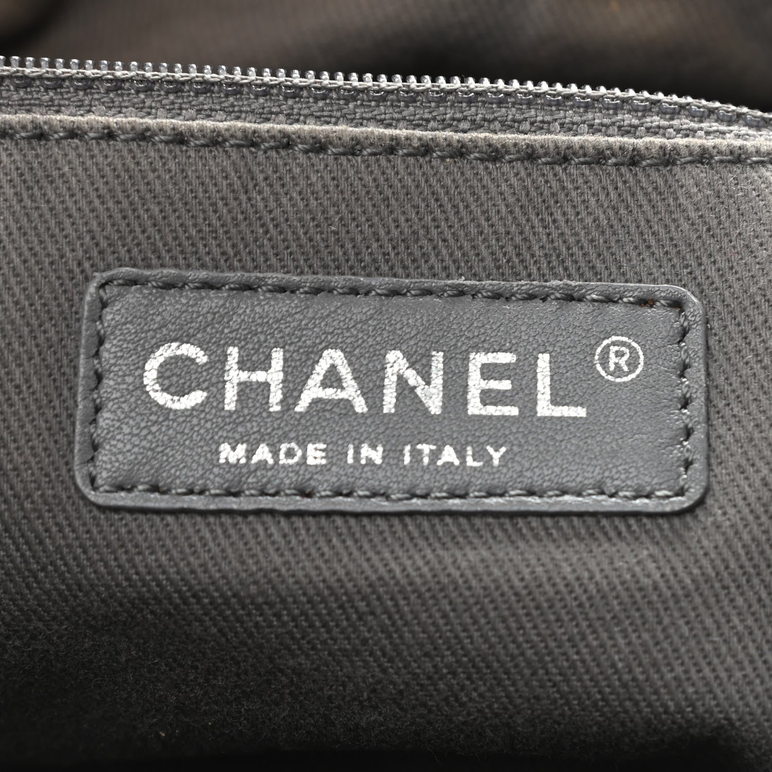 Chanel Calfskin Quilted Relax CC Bowler Bag Black 6 of 12