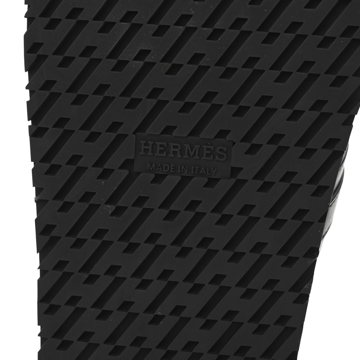 Hermes Calfskin Womens Empire Sandals 35 Black 7 of 10