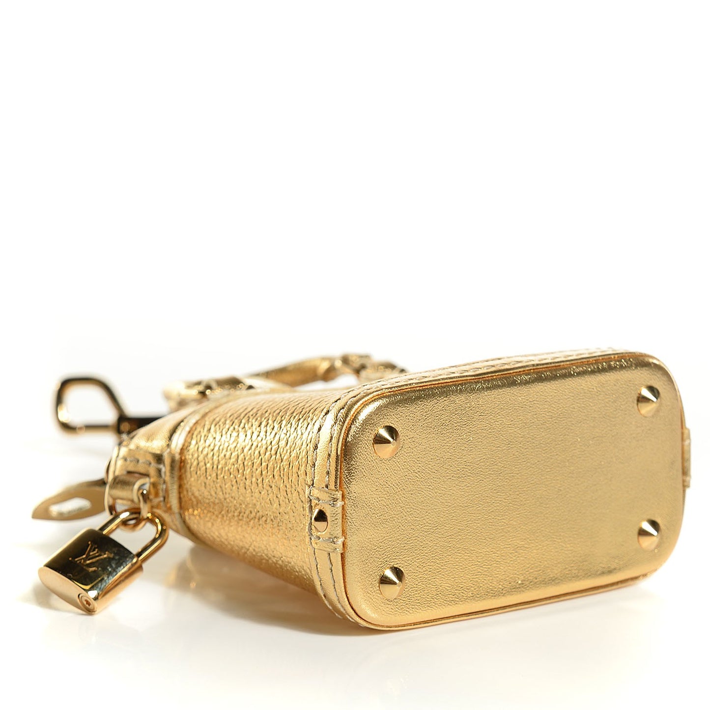 Suhali Mini Lockit Bag Charm Gold