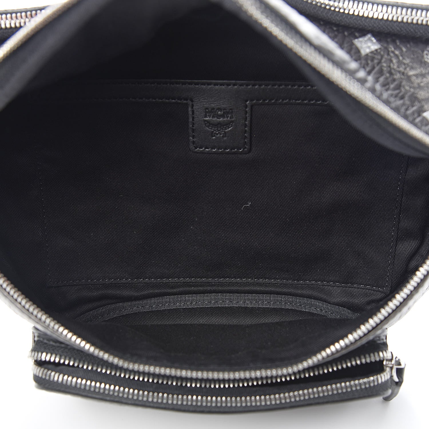 MCM Gradation Visetos Medium Belt Bag Silver 5 of 9