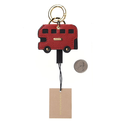 Burberry Calfskin London Bus Key Charm Parade Red 3 of 6