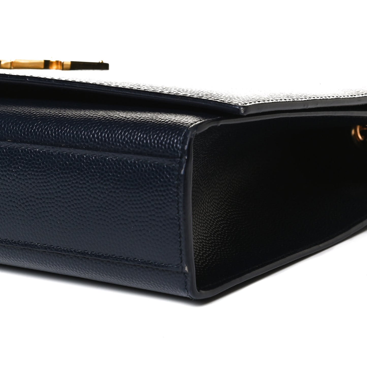 Grain De Poudre Medium Classic Monogram Kate Satchel Deep Marine